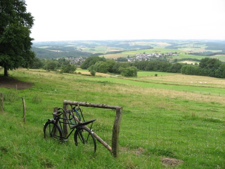 Transportfiets op vakantie