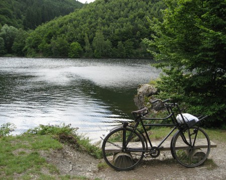 Transportfiets op vakantie