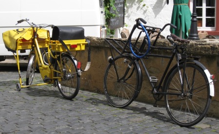 Transportfiets op vakantie